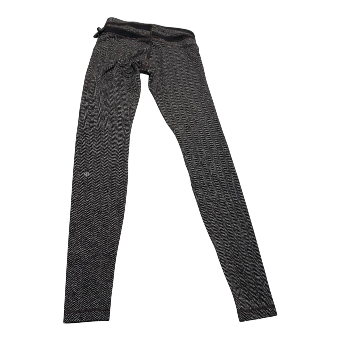 Athletic Leggings By Lululemon In Black & Brown, Size: S