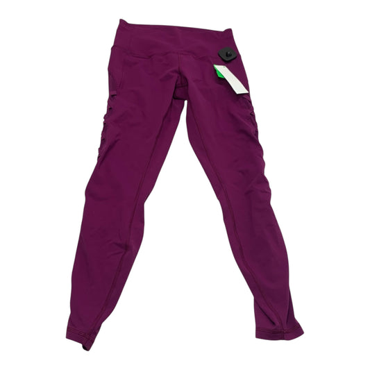 Athletic Leggings By Lululemon In Purple, Size: M