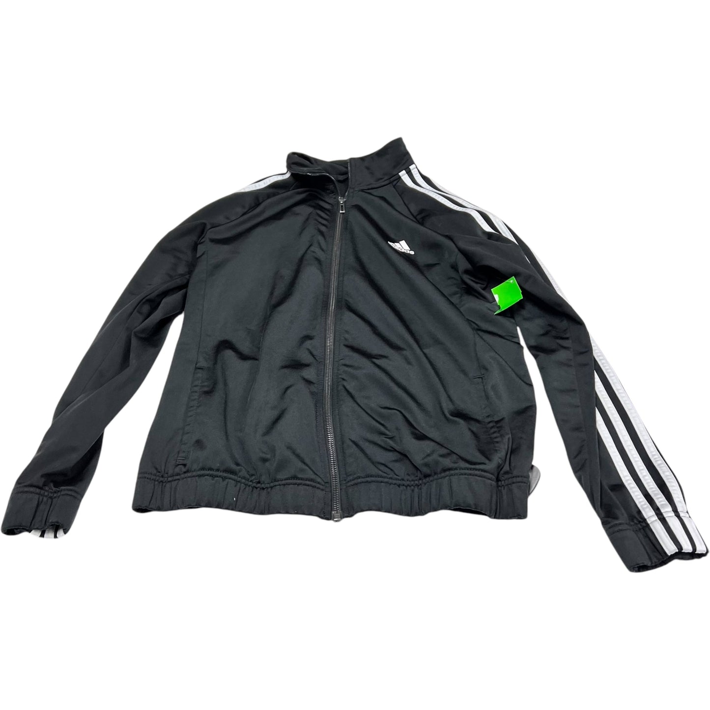 Athletic Jacket By Adidas In Black, Size: M