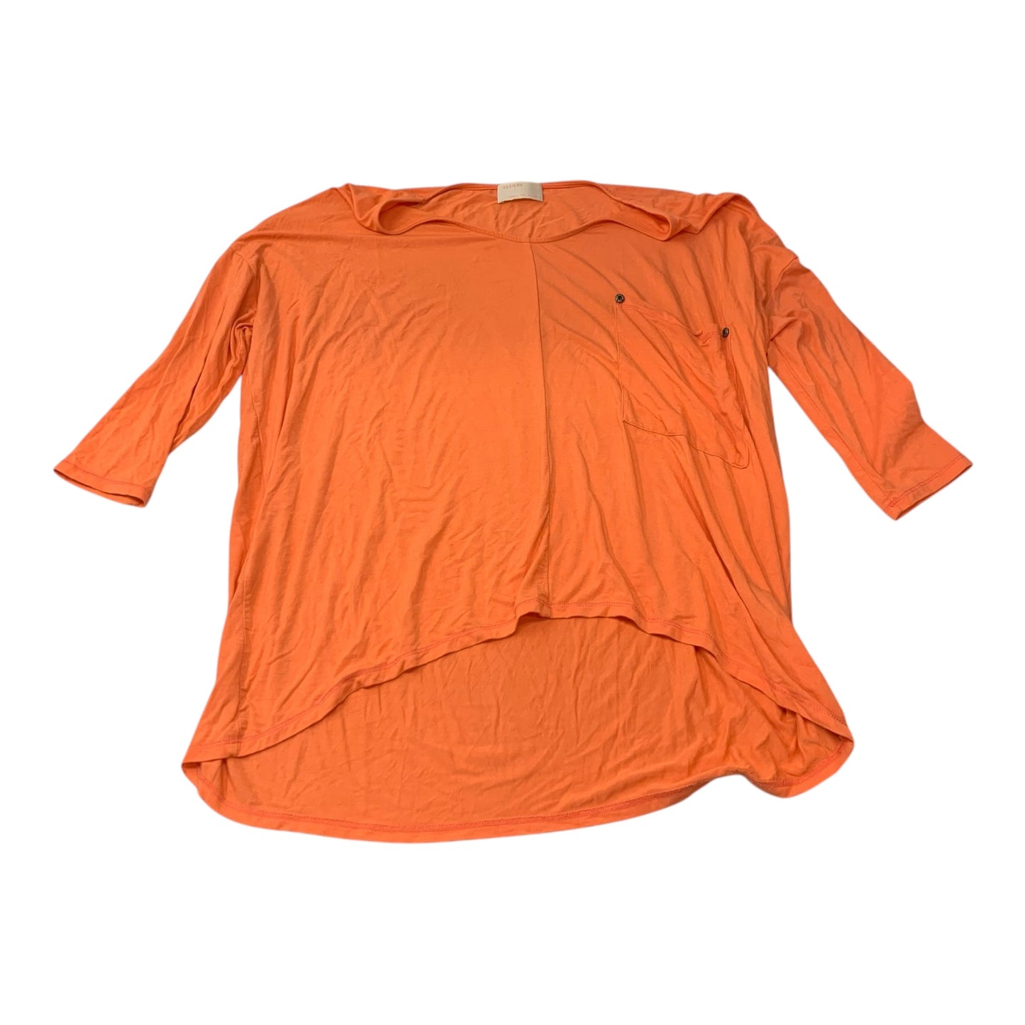 Tunic 3/4 Sleeve By Kerisma In Orange, Size: L