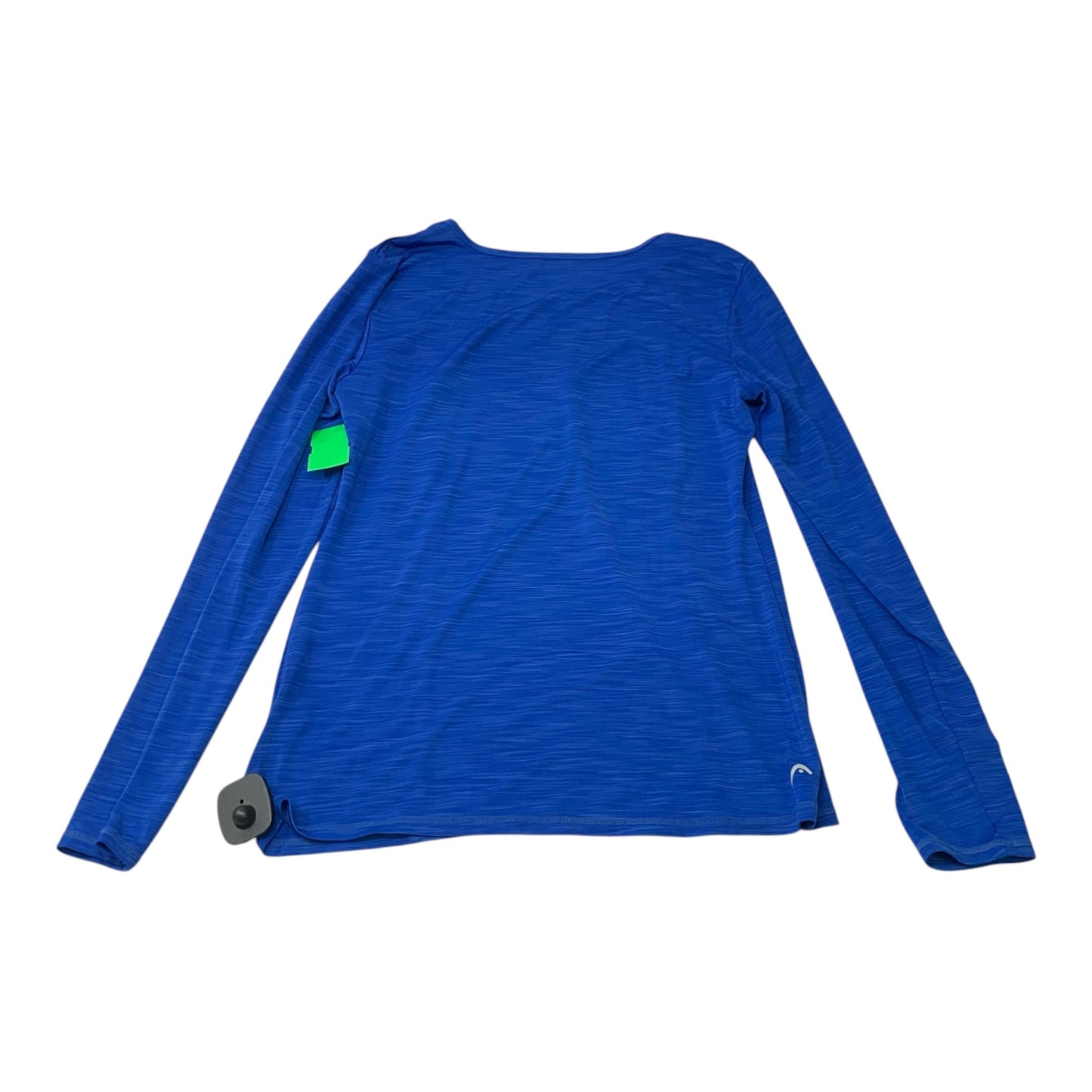 Athletic Top Long Sleeve Crewneck By Head In Blue, Size: S