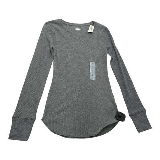 Top Long Sleeve Basic By Old Navy In Grey, Size: Xs