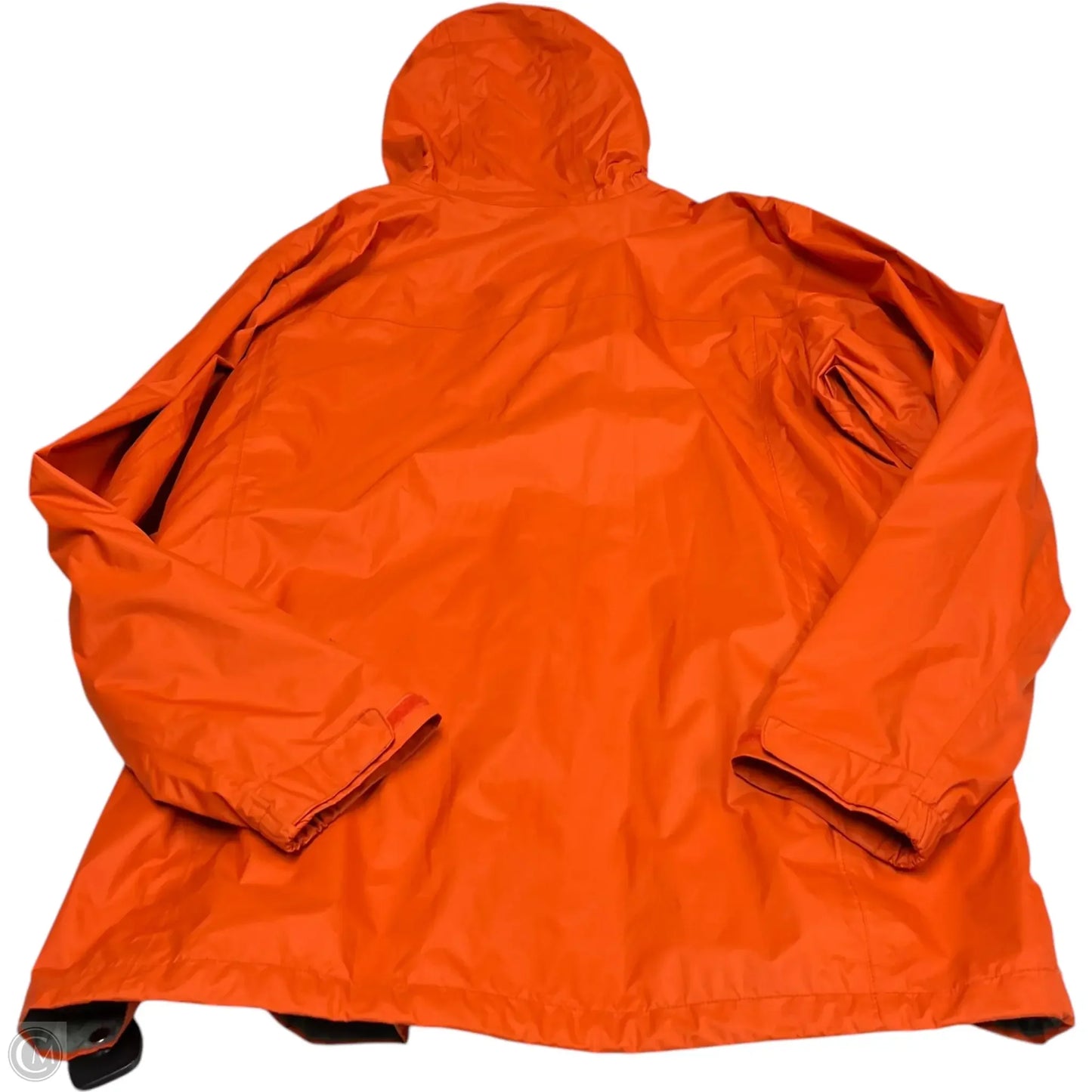 Coat Raincoat By Columbia In Orange, Size: L