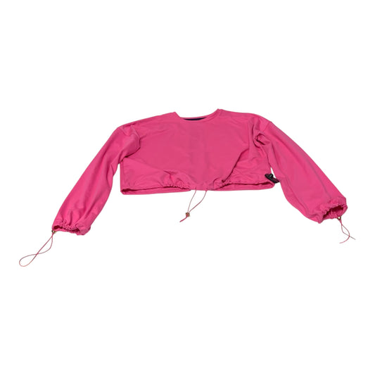 Athletic Top Long Sleeve Crewneck By Tek Gear In Pink, Size: S