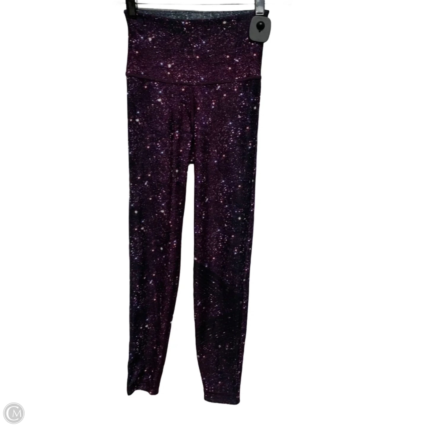 Athletic Leggings In Purple, Size: XS