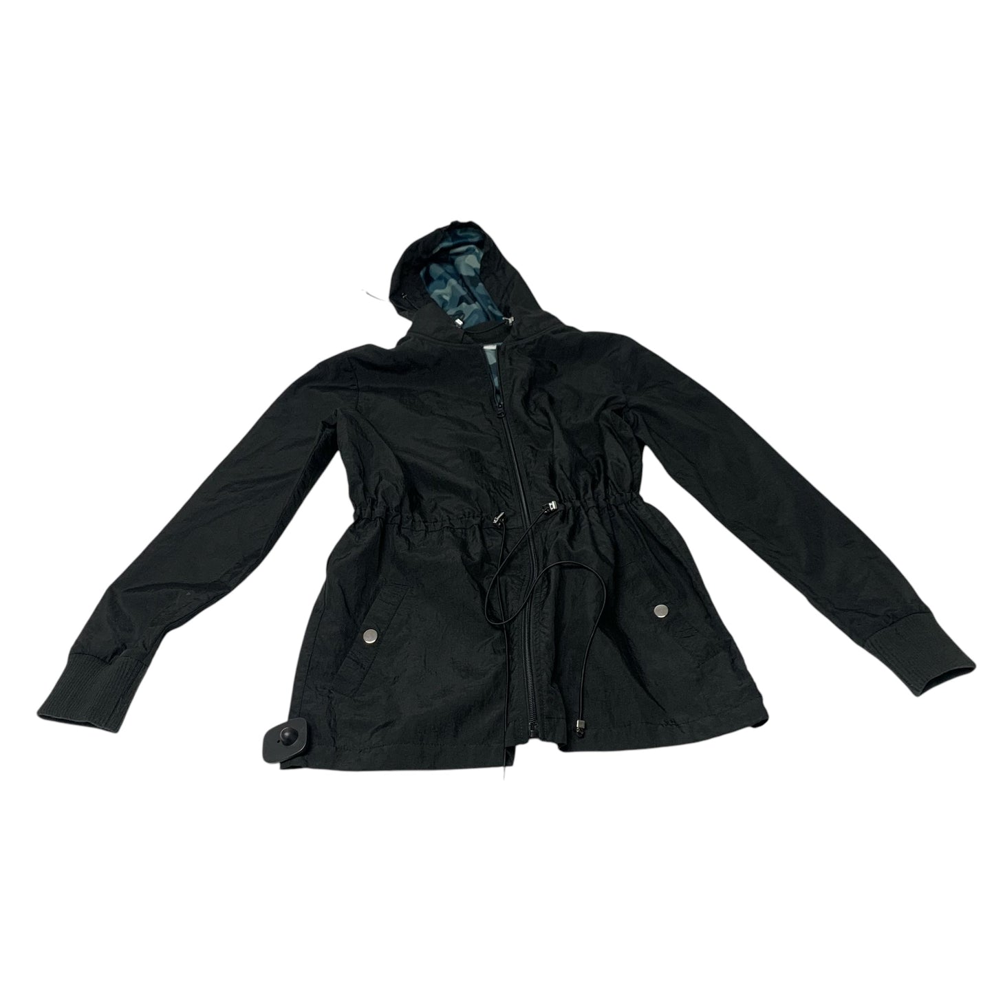 Coat Raincoat By Cupio In Black, Size: M