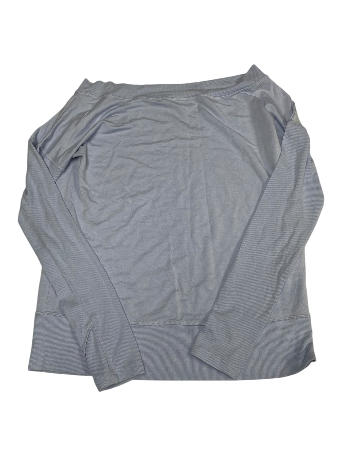 Top Long Sleeve Basic By Athleta In Blue, Size: M