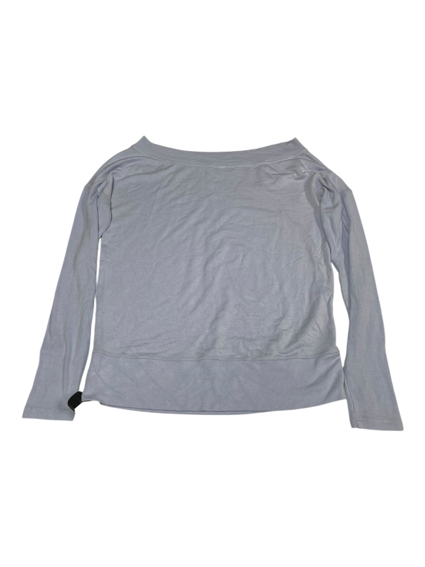 Top Long Sleeve Basic By Athleta In Blue, Size: M