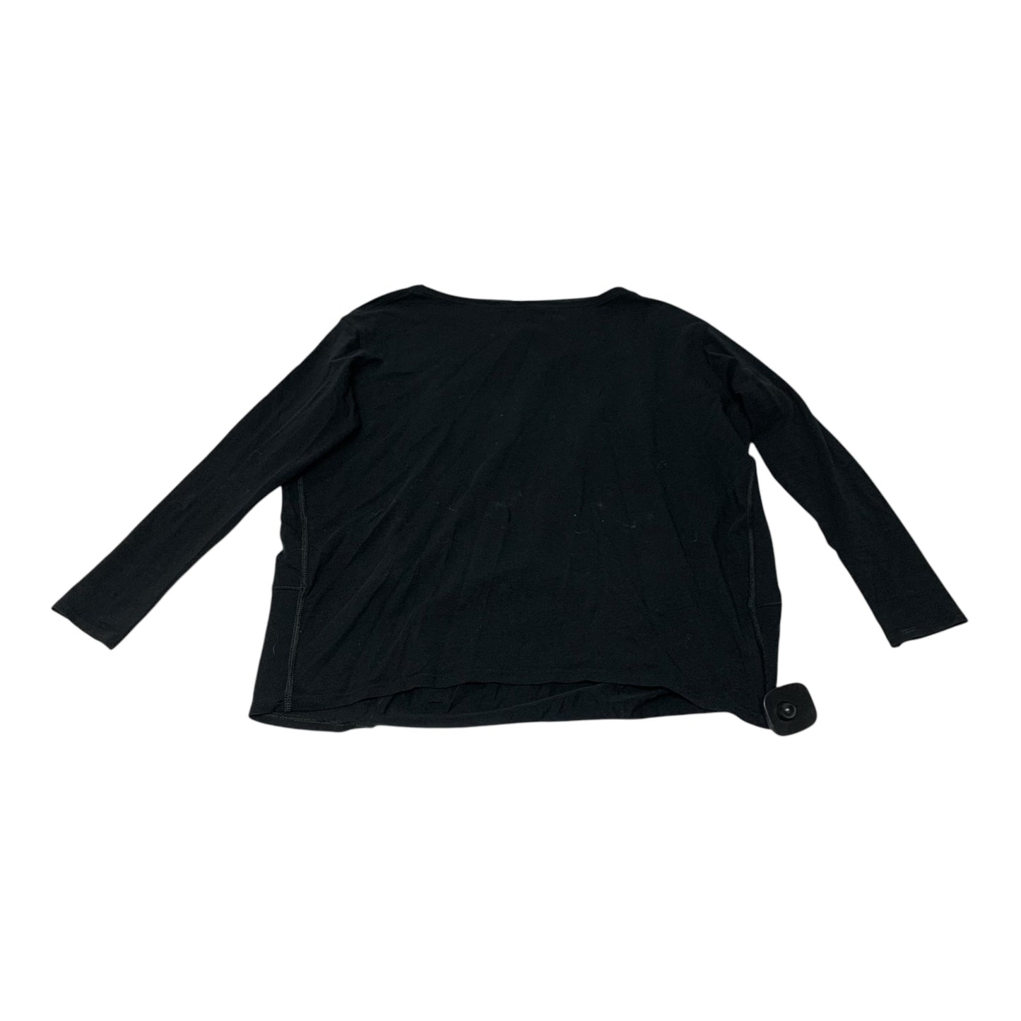 Athletic Top Long Sleeve Crewneck By Lululemon In Black, Size: Xs