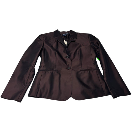 Blazer By Ann Taylor In Brown, Size: Xsp