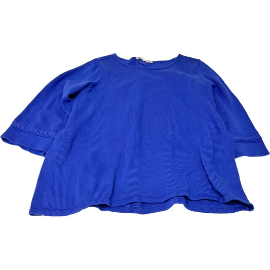 Sweater By Soft Surroundings In Blue, Size: Xl