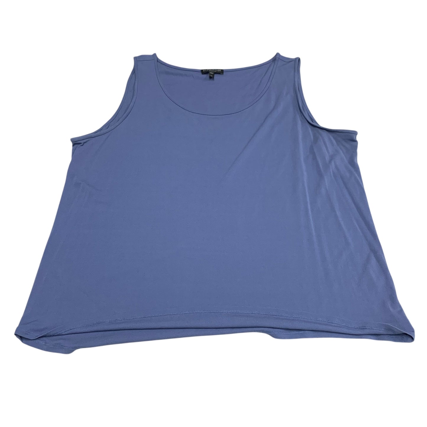 Top Sleeveless Basic By Eileen Fisher In Blue, Size: 2x