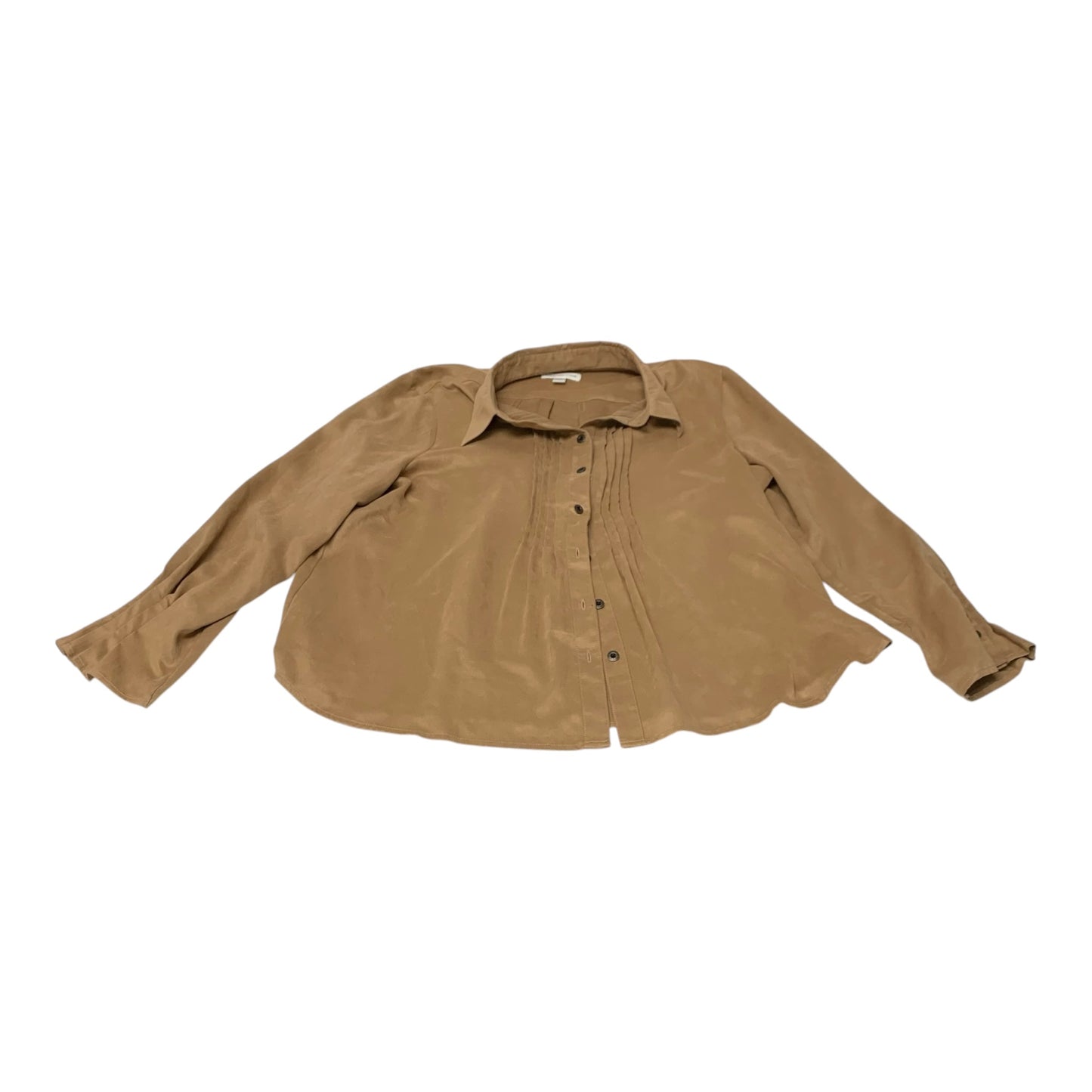 Top Long Sleeve By Coldwater Creek In Brown, Size: Xlp