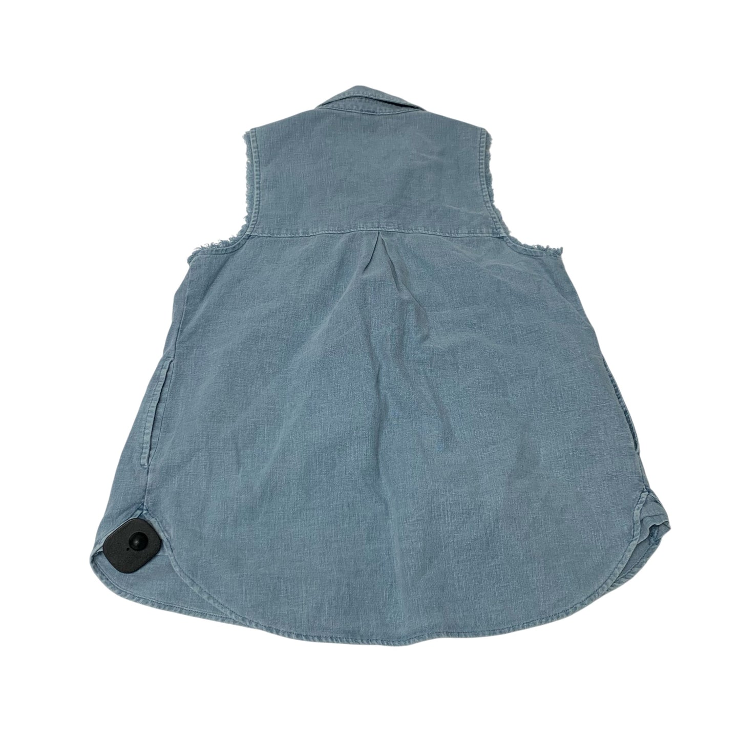 Vest Other By Free People In Blue Denim, Size: S