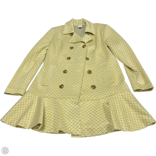 Coat Peacoat By Cabi In Yellow, Size: S