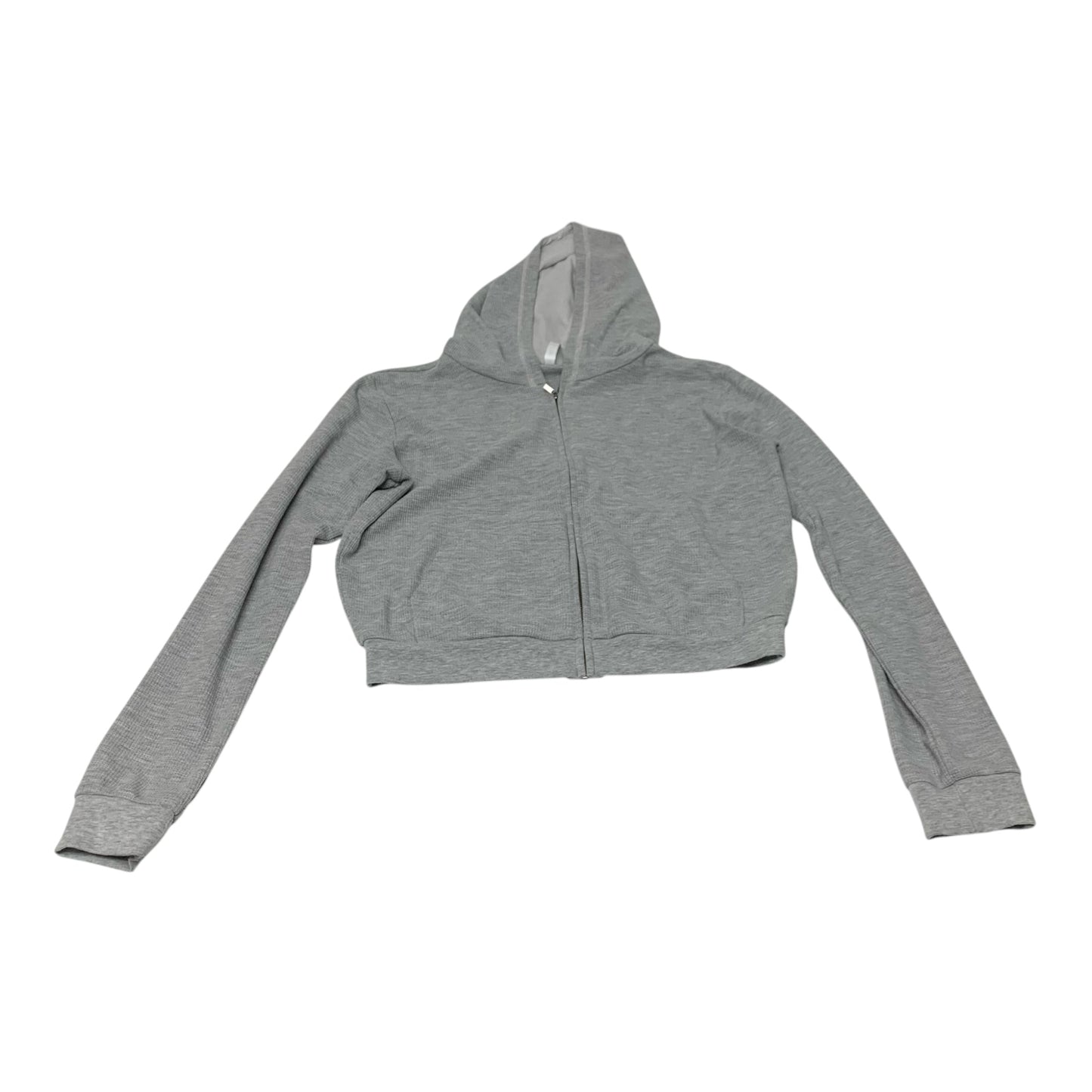 Athletic Jacket By Fabletics In Grey, Size: S