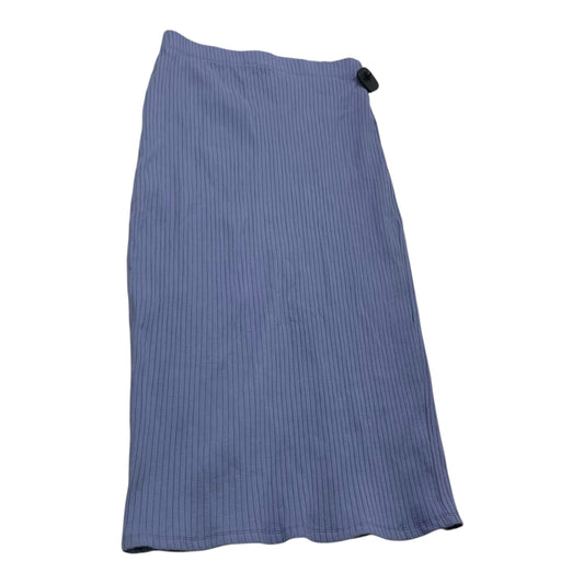 Skirt Midi By Zara In Purple, Size: L