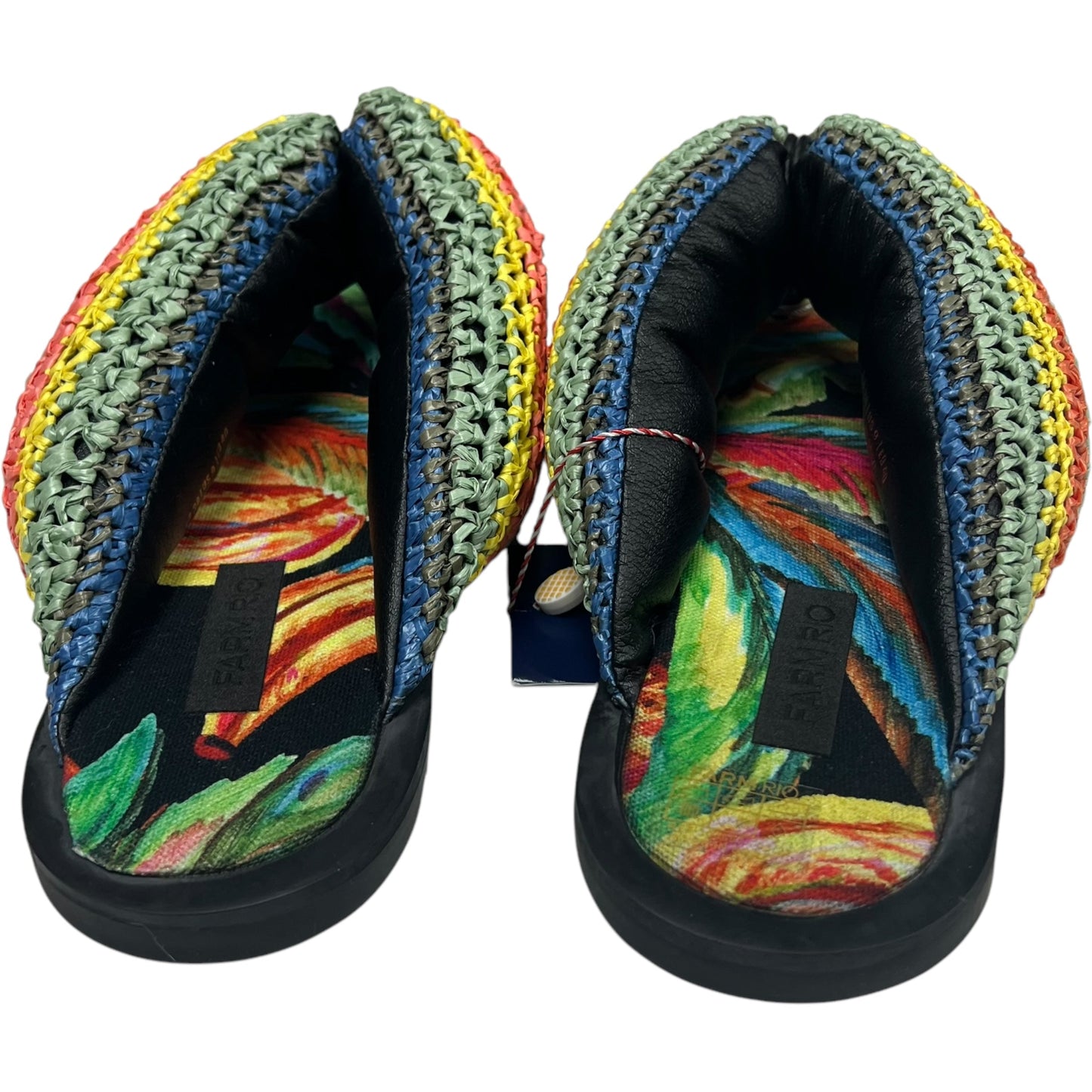 Sandals Flip Flops By Farm Rio In Multi-colored, Size: 9