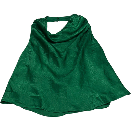 Blouse Sleeveless By H&m In Green, Size: Xl