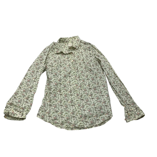 Top Long Sleeve By J. Crew In Floral Print, Size: M