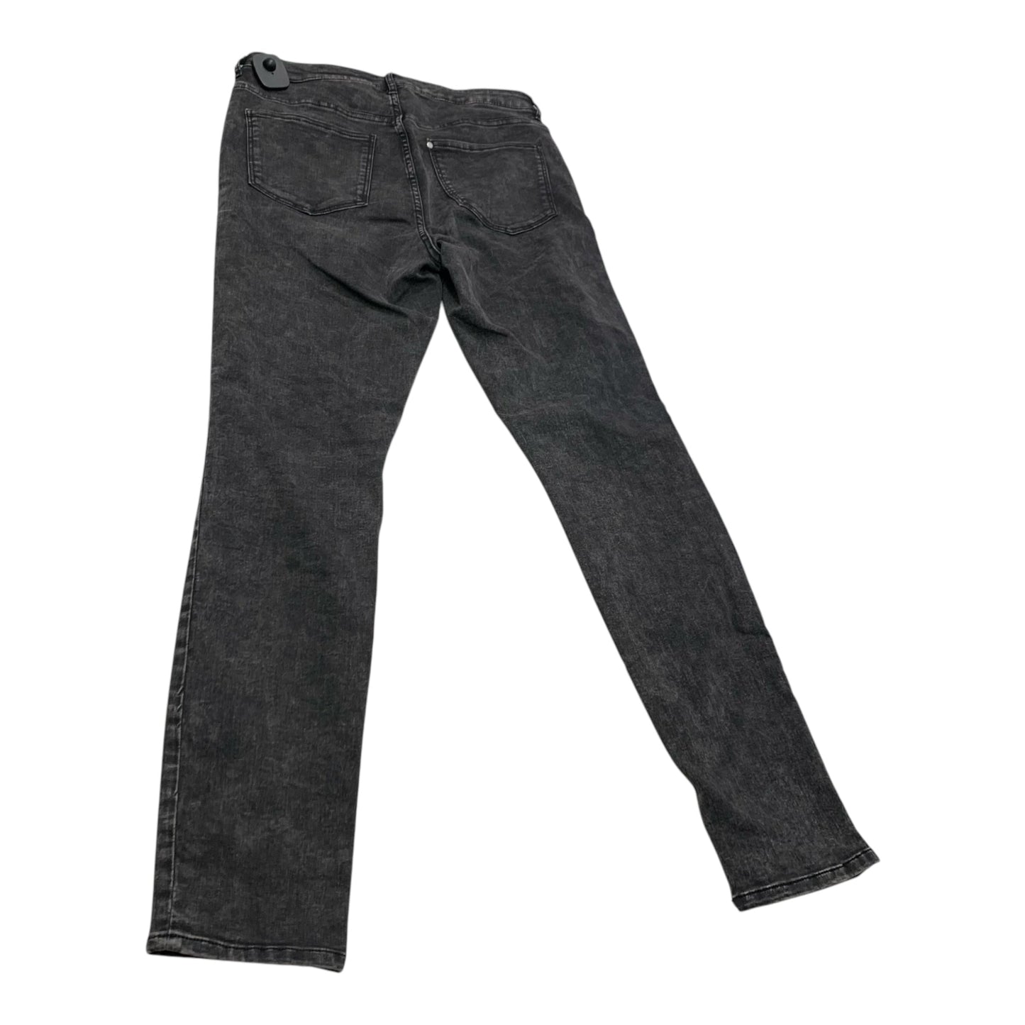 Jeans Skinny By H&m In Black Denim, Size: 14