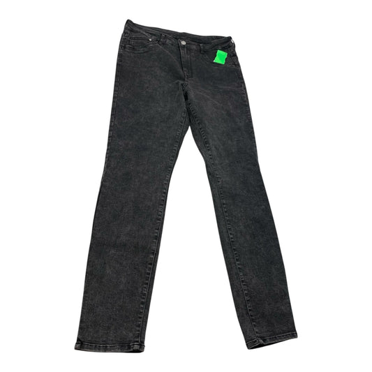 Jeans Skinny By H&m In Black Denim, Size: 14