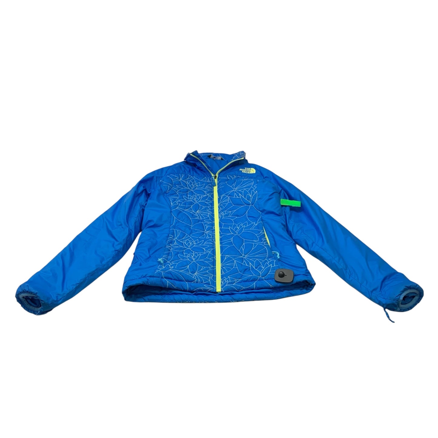 Jacket Puffer & Quilted By The North Face In Blue & Yellow, Size: S