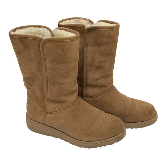 Boots Designer By Ugg In Tan, Size: 7