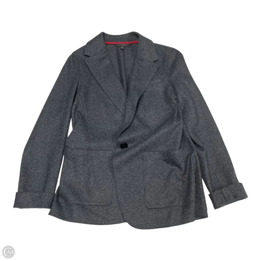 Blazer By Banana Republic In Grey, Size: Xs