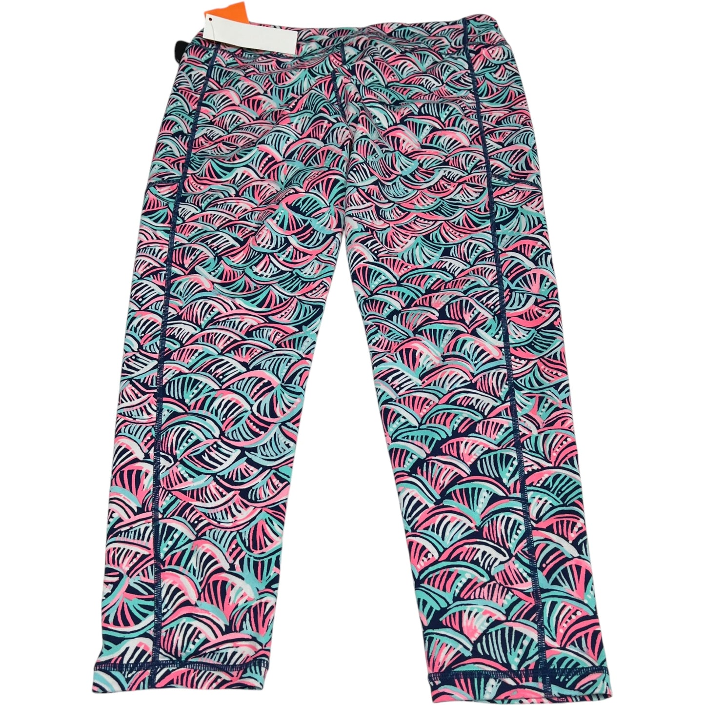 Pants Designer By Lilly Pulitzer In Blue & Pink, Size: Xl