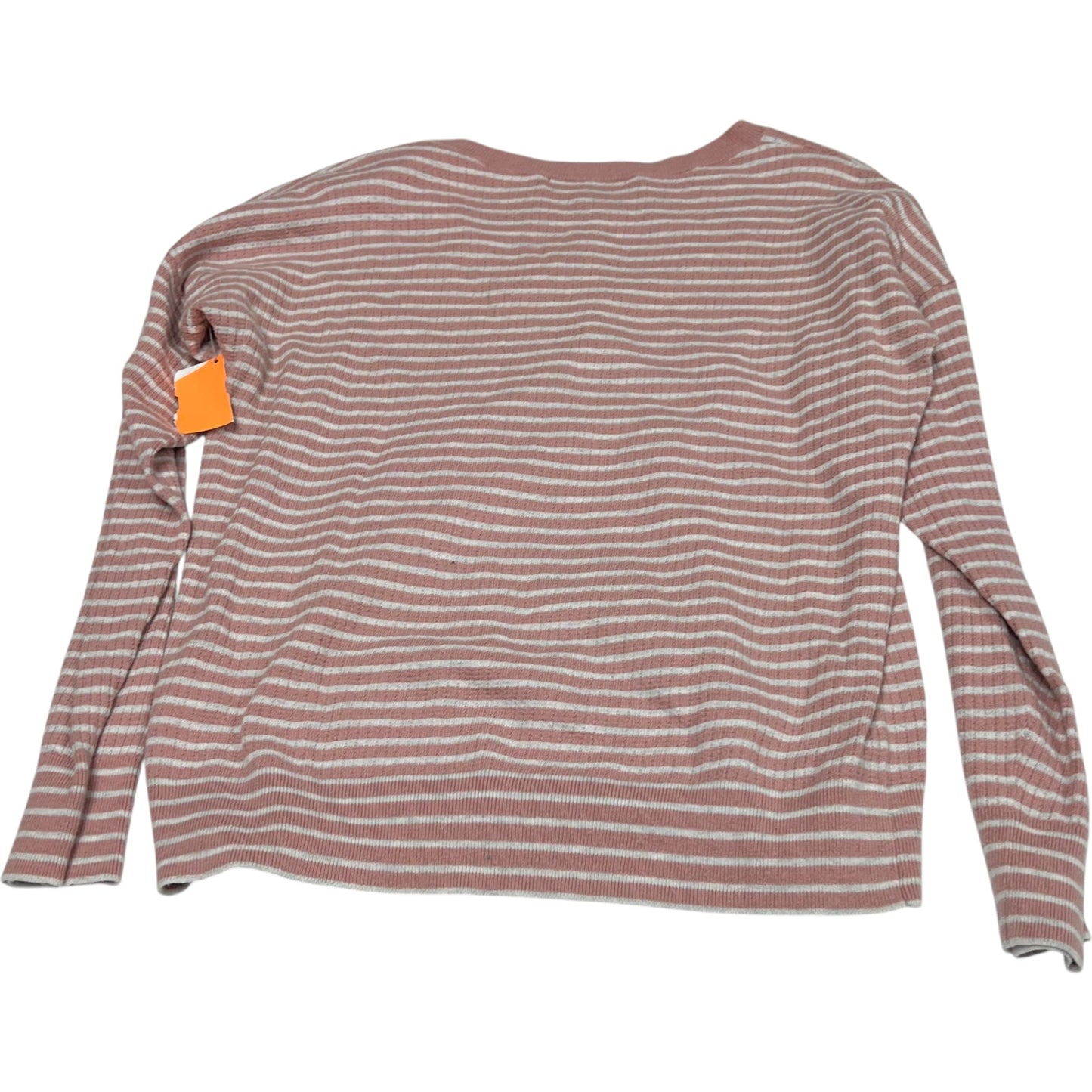 Top Long Sleeve By Banana Republic In Striped Pattern, Size: M