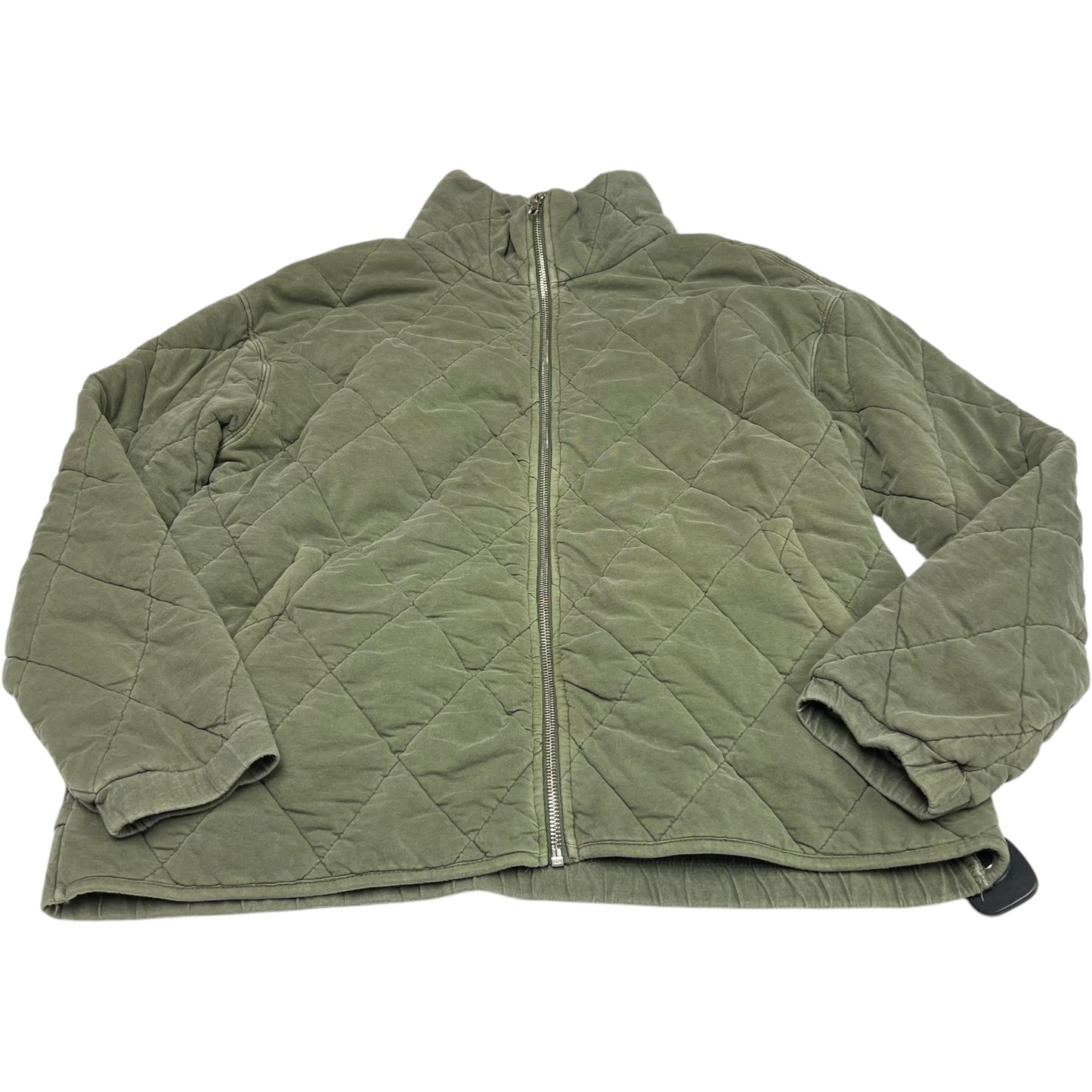 Jacket Puffer & Quilted By Wild Fable In Green, Size: M