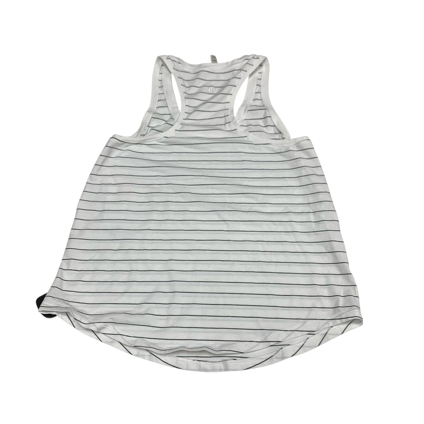 Athletic Tank Top By Lululemon In Striped Pattern, Size: S