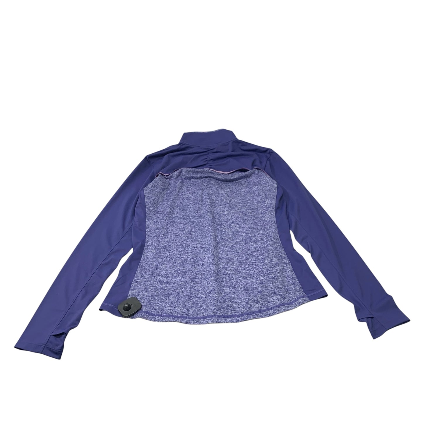 Athletic Top Long Sleeve Collar By Saucony In Purple, Size: M