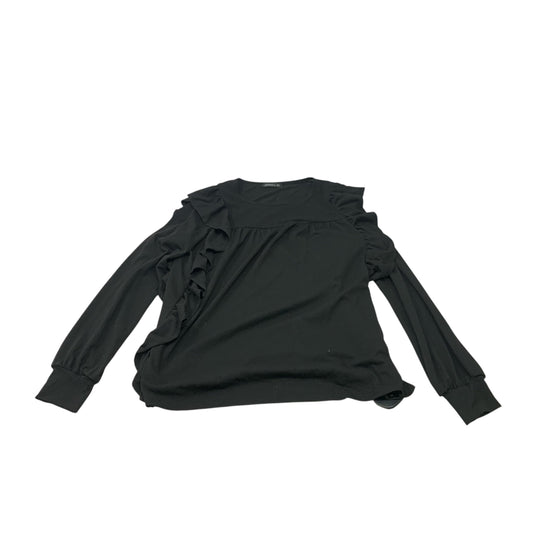 Top Long Sleeve By MiHoll In Black, Size: S