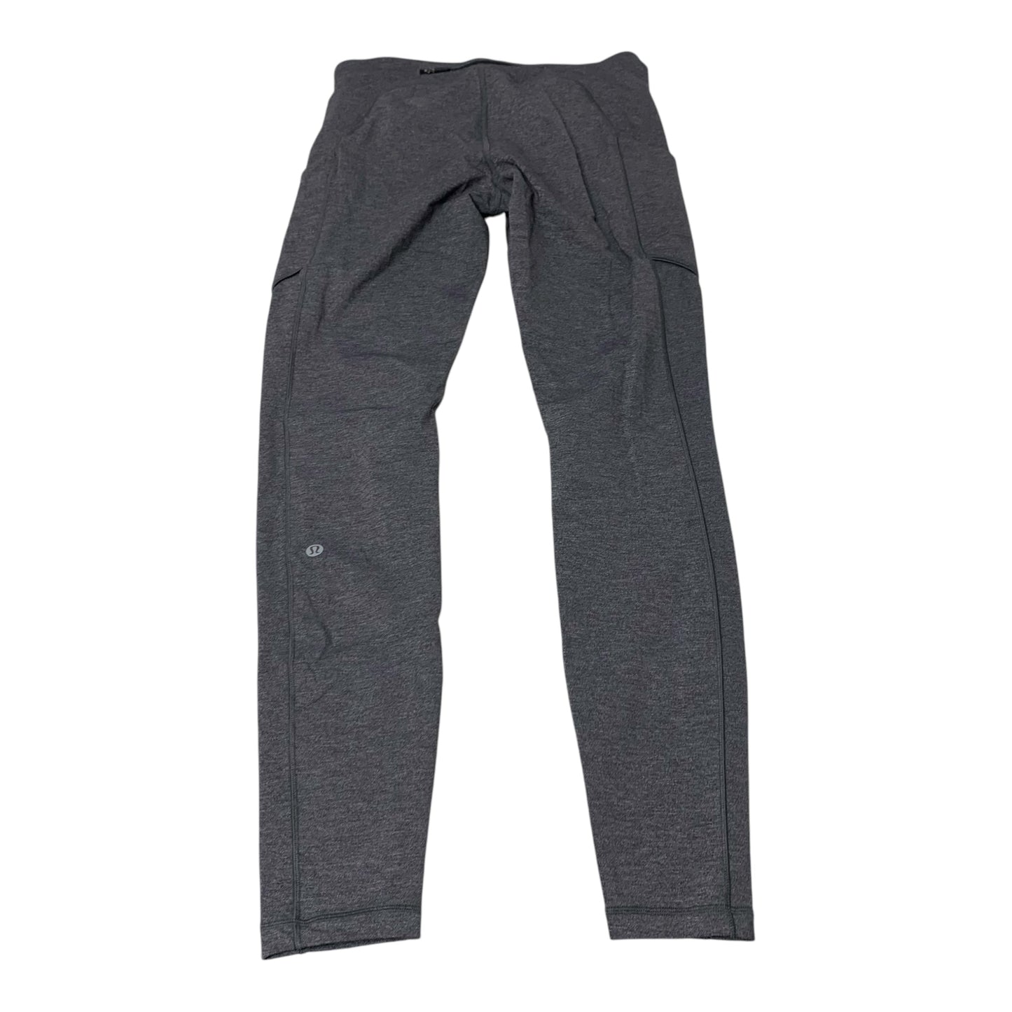 Athletic Leggings By Lululemon In Grey, Size: M