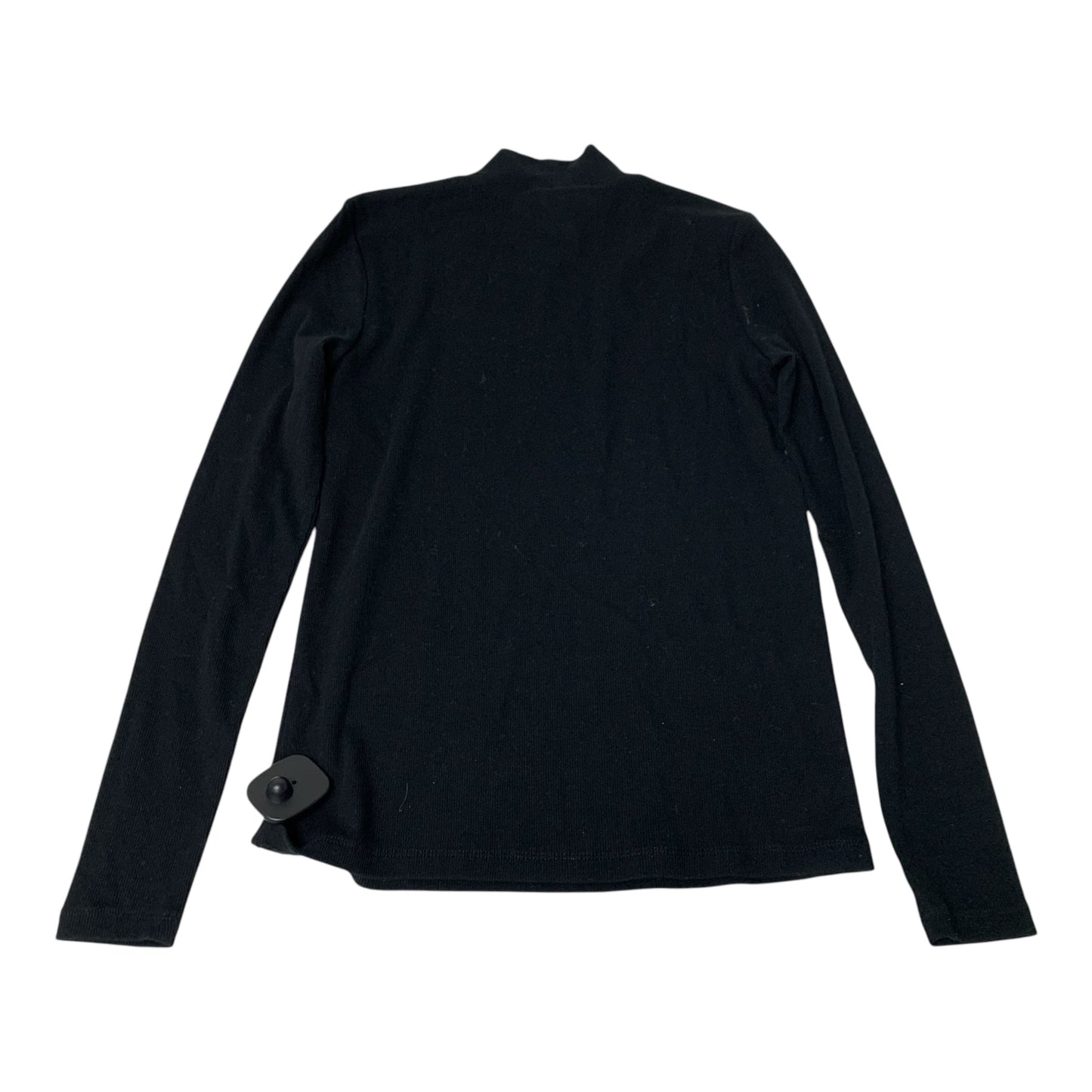 Top Long Sleeve Basic By Loft In Black, Size: S