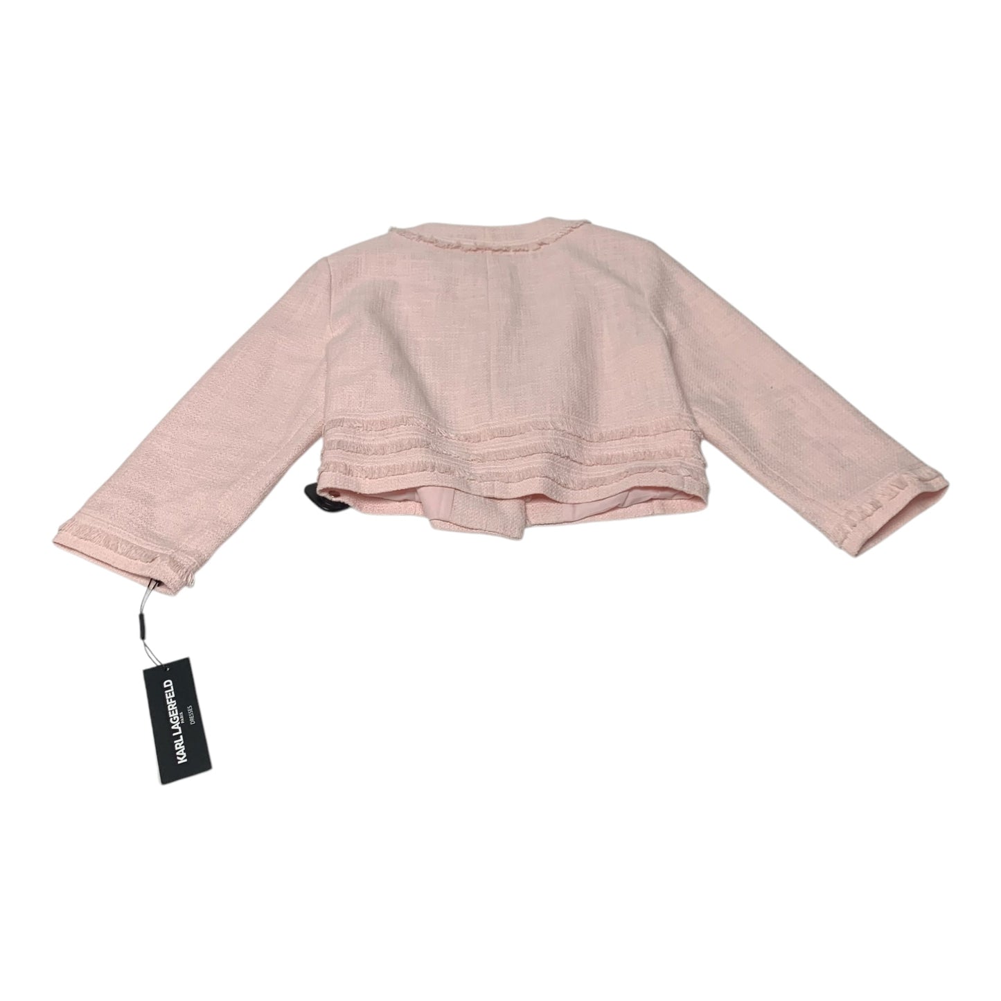 Blazer Designer By Karl Lagerfeld In Pink, Size: M