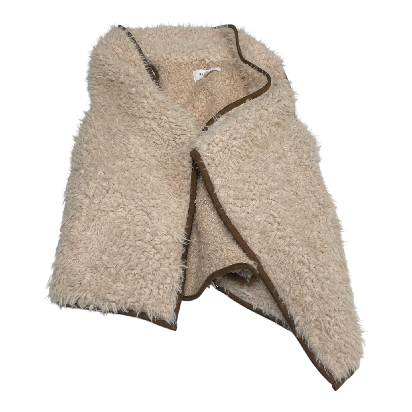 Vest Faux Fur & Sherpa By Bb Dakota In Tan, Size: S