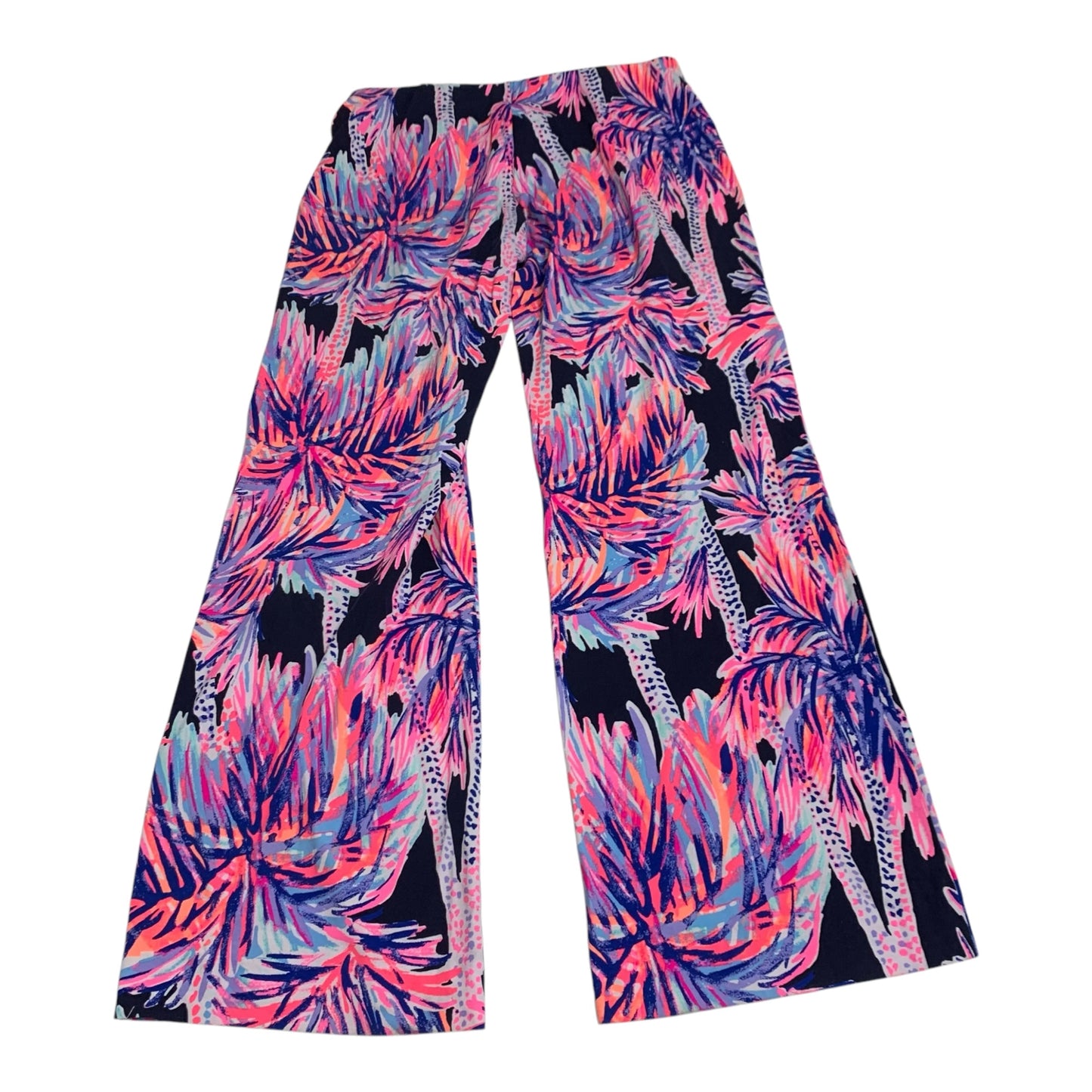 Pants Designer By Lilly Pulitzer In Blue & Pink, Size: M