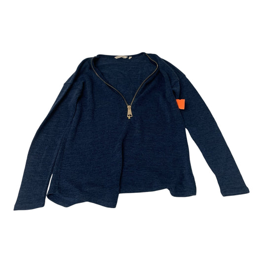 Top Long Sleeve By Soft Surroundings In Navy, Size: M