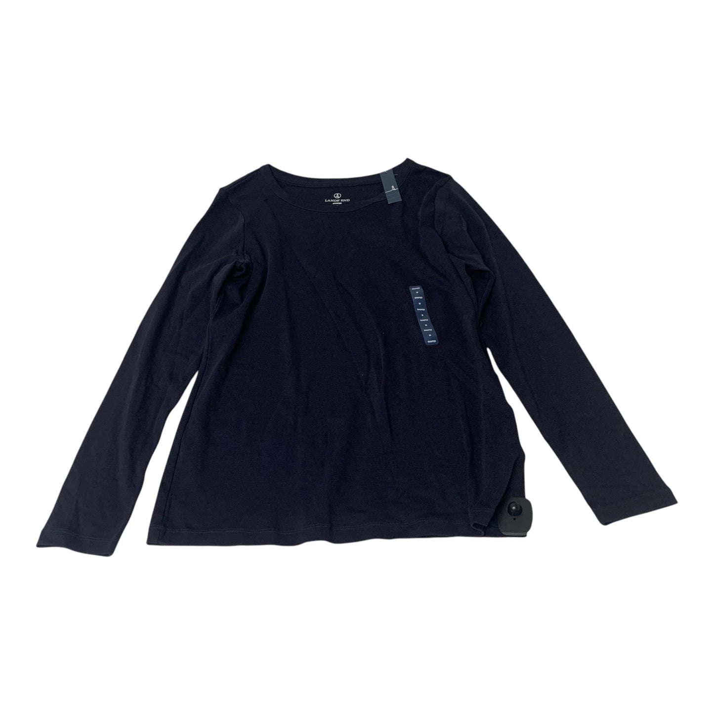 Top Long Sleeve Basic By Lands End In Navy, Size: M