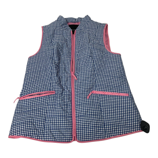 Vest Puffer & Quilted By Talbots In Blue & Pink, Size: M