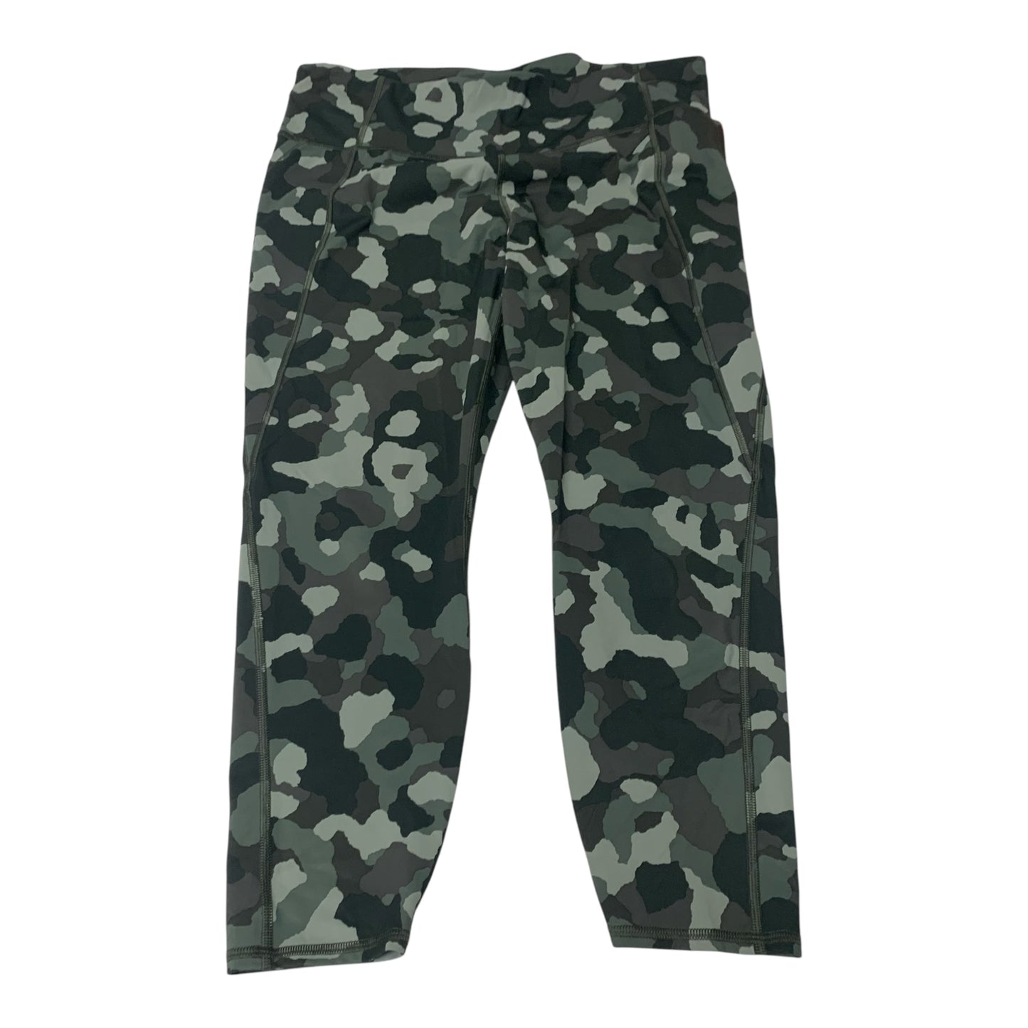 Athletic Leggings By Athleta In Camouflage Print, Size: Xl