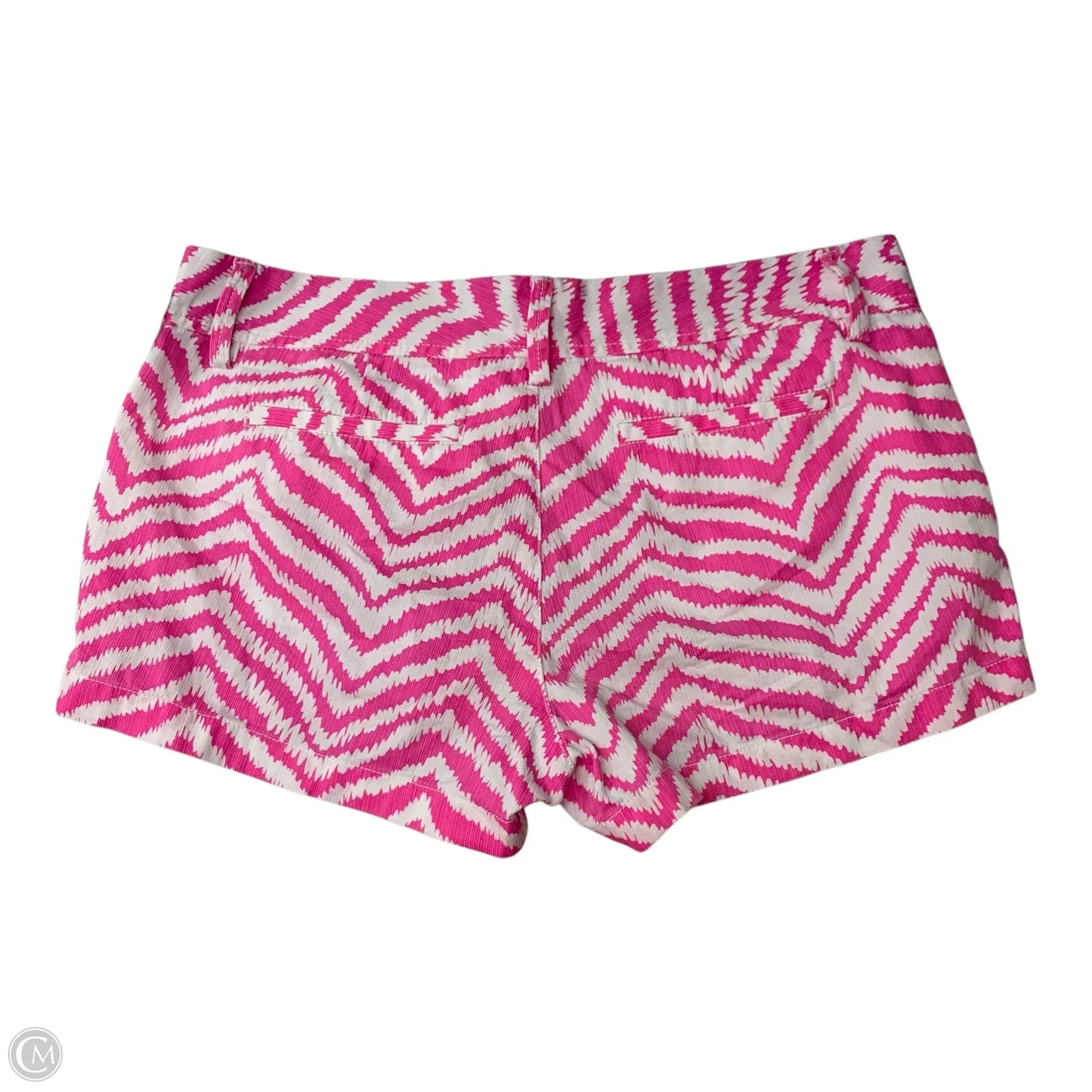 Shorts Designer By Lilly Pulitzer In Pink & White, Size: 10