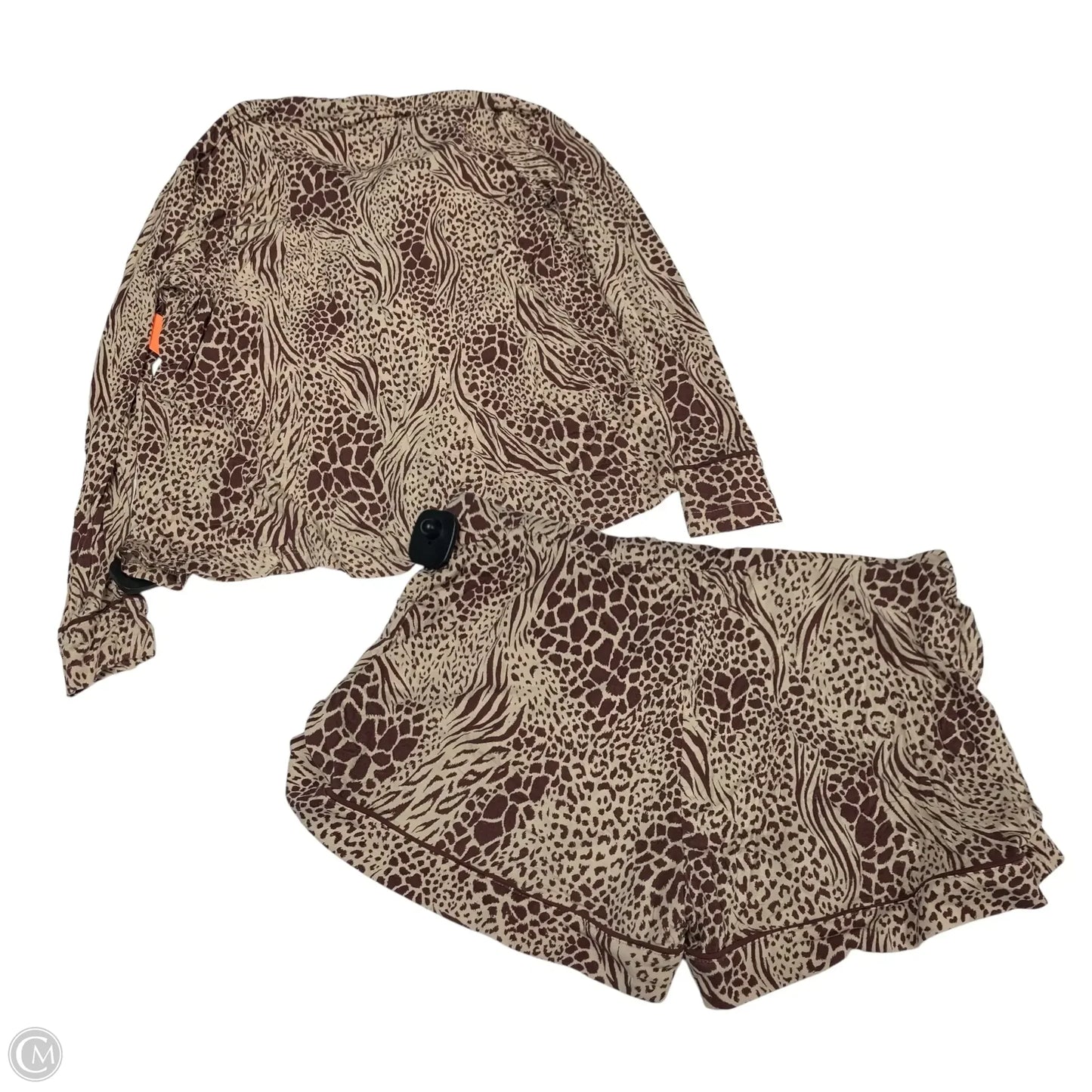 Lounge Set Shorts By Ann Taylor In Animal Print, Size: M