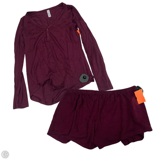 Lounge Set Shorts By Athleta In Maroon, Size: S