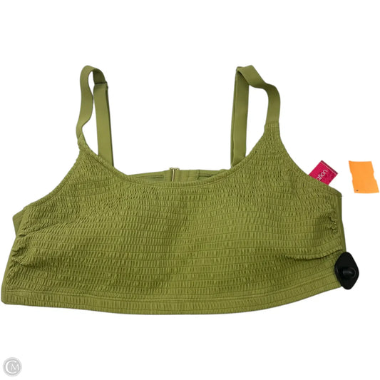 Swimsuit Top By Xhilaration In Green, Size: 3x