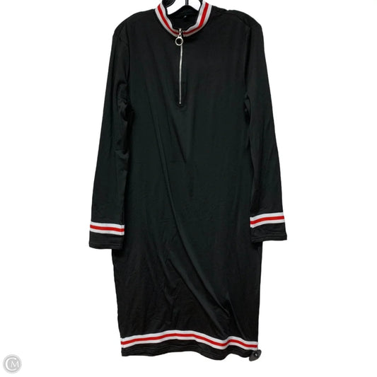 Dress Casual Midi In Black, Size: Xl
