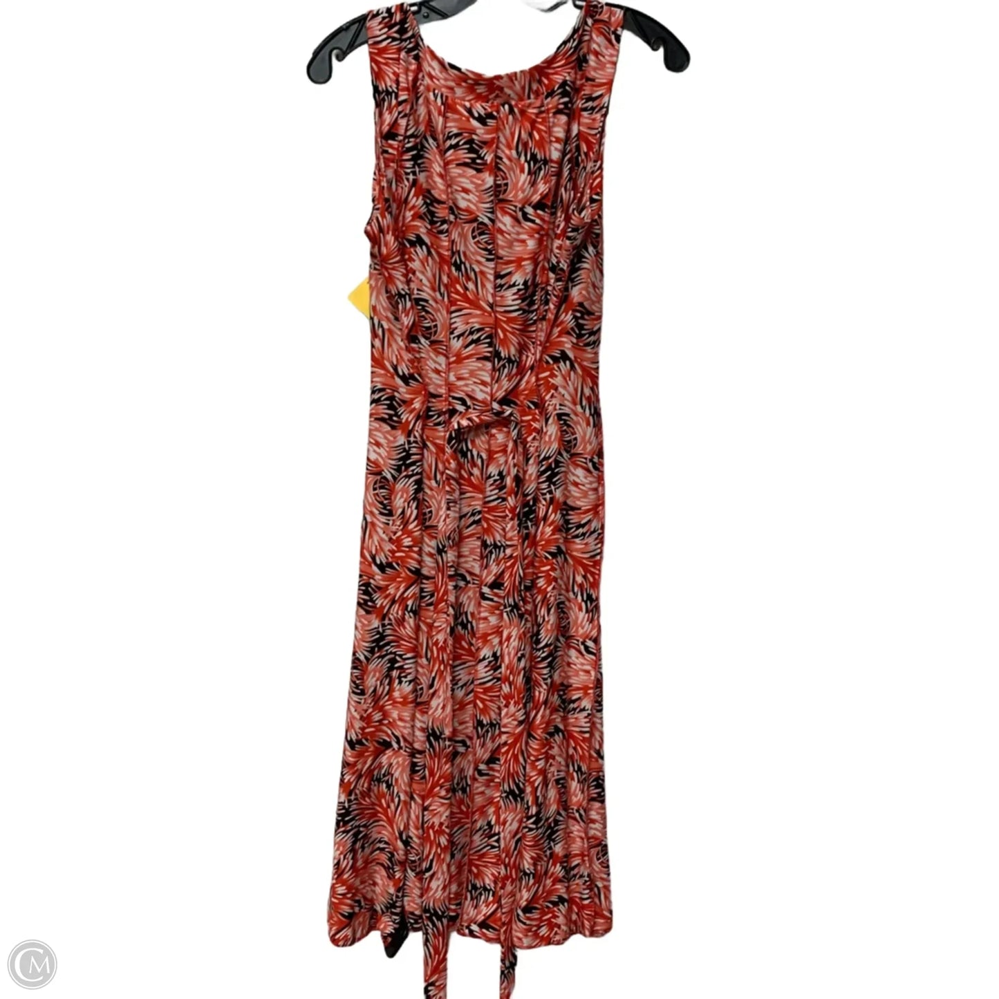 Dress Casual Midi By Perseption Concept In Red, Size: L